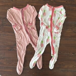 Kickee Pants footies - set of 2